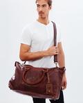 Lyle Vintage Leather Holdall